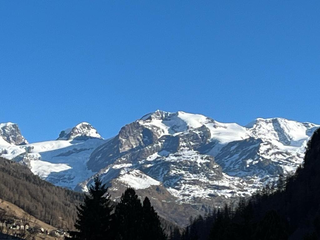 The Snow - Appartamento Panoramico Con Balcone Champoluc Luaran gambar